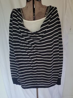 Michael Kors Sweater, Medium,  Blue/White.